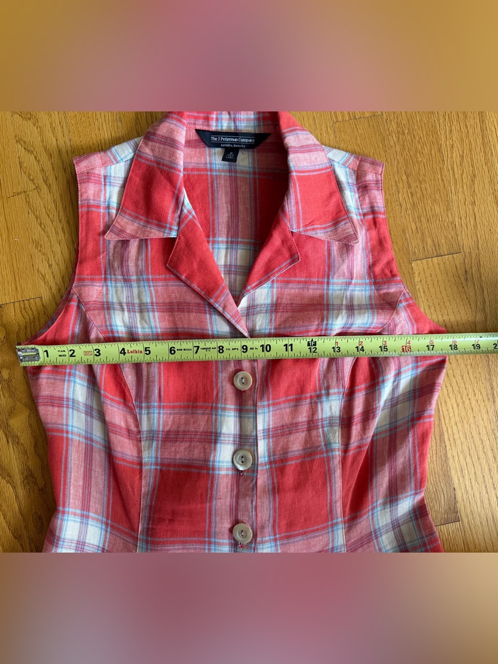 NEW* J. Peterman Linen Button-up Maxi Dress 8 Vintage Style 1940s ๐บ๐ธ *USA - Picture 11 of 15